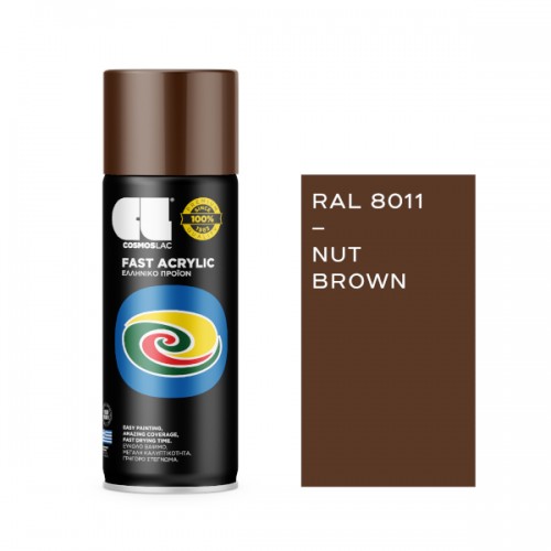Spray Fast Acrylic Nut Brown RAL 8011 400ml