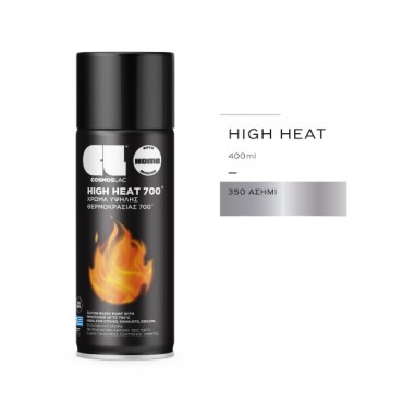 Spray No350 High-Heat Aluminium 400ml